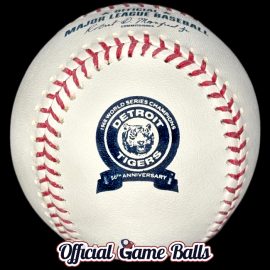 MLB Official Game Balls Baseballs 2018 Rawlings Detroit Tigers 1968 World Series Champions Baseball 50th Anniversary Ball.