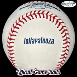 2003 Rawlings Lollapalooza Baseball Music Festival Tour MLB Road Show Ball.