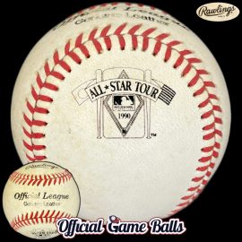 MLB Official Game Balls 1990 Rawlings MLB Japan All-Star Tour Baseball Major League Nippon Professional Ball NPB All-Stars. MLB Baseballs Official Major League Baseball Balls ROMLB Official Game Ball OfficialGameBalls commemorative special event logo professional.