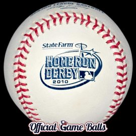 2010 Rawlings MLB All-Star Home Run Derby Baseball White 2010 Rawlings All-Star Home Run Derby Baseball White Standard HRD Ball LA Anaheim Angels.