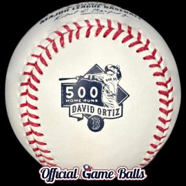 MLB Official Promo Balls Baseballs 2015 Rawlings Boston Red Sox Baseball David Ortiz 500th Home Run Commemorative Ball.