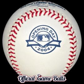 2004 Rawlings MLB Opening Day Official 2004 Rawlings Major League Baseball with the commemorative Opening Day MLB logo.