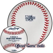 2026 MLB All-Star Futures Game Ball Mockup Rawlings official All-Star Futures Game commemorative baseball mockup featuring the 2026 event logo and stamp graphics.