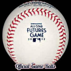 2022 Rawlings MLB All-Star Futures Game Baseball – Los Angeles ASF Ball Rawlings game ball produced for the 2022 MLB All-Star Futures Game, with specially designed event logo.
