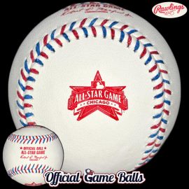 2027 Rawlings Undated MLB All-Star Ball – Wrigley Field, Chicago 2027 Rawlings MLB All Star Game logo unveiling baseball at Wrigley Field.