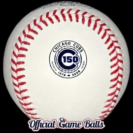 2026 Rawlings Chicago Cubs 150th Anniversary National League Baseball Official 2026 Rawlings Chicago Cubs 150th Anniversary commemorative baseball with National League 1876-2026 logo.