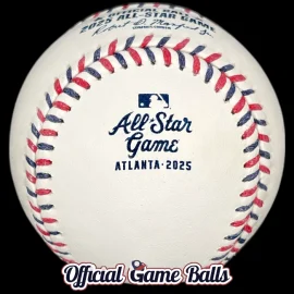 2025 Rawlings MLB All-Star Game Baseball Truist Park, Atlanta 2025 Rawlings MLB All-Star Game baseball with Atlanta Braves midsummer classic commemorative logo.