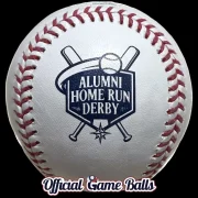 Rawlings 2026 Seattle Mariners Alumni Home Run Derby baseball with commemorative event logo stamp.