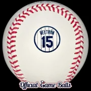 2026 Rawlings New York Mets Carlos Beltran Number Retirement baseball with special #15 commemorative logo.
